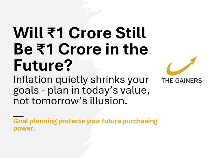 Inflation impact on ₹1 crore investment value over time in India